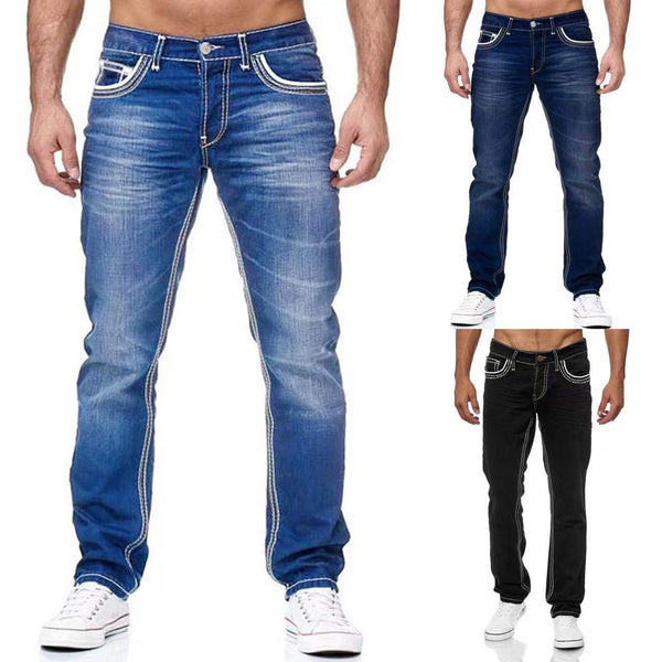 Men Business Casual Jeans